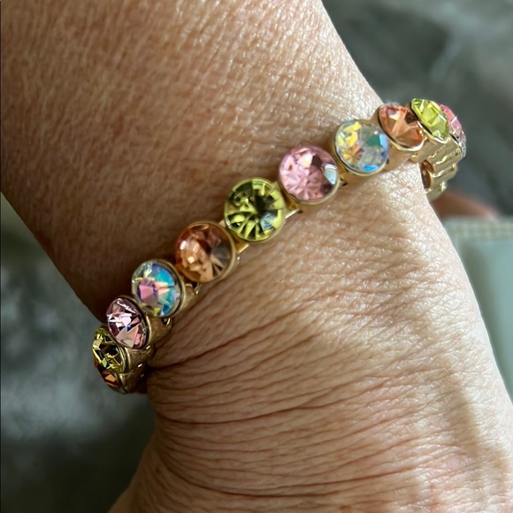 Plunder Pink and Orange Enamel Bracelet - Picture 3 of 5